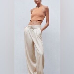 Zara Knit Cut Out Top